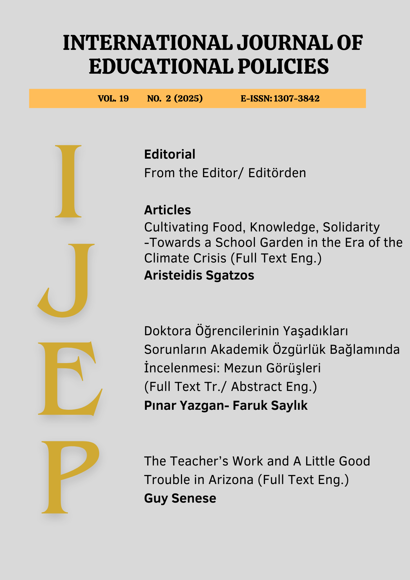 					View Vol. 19 No. 2 (2025)
				